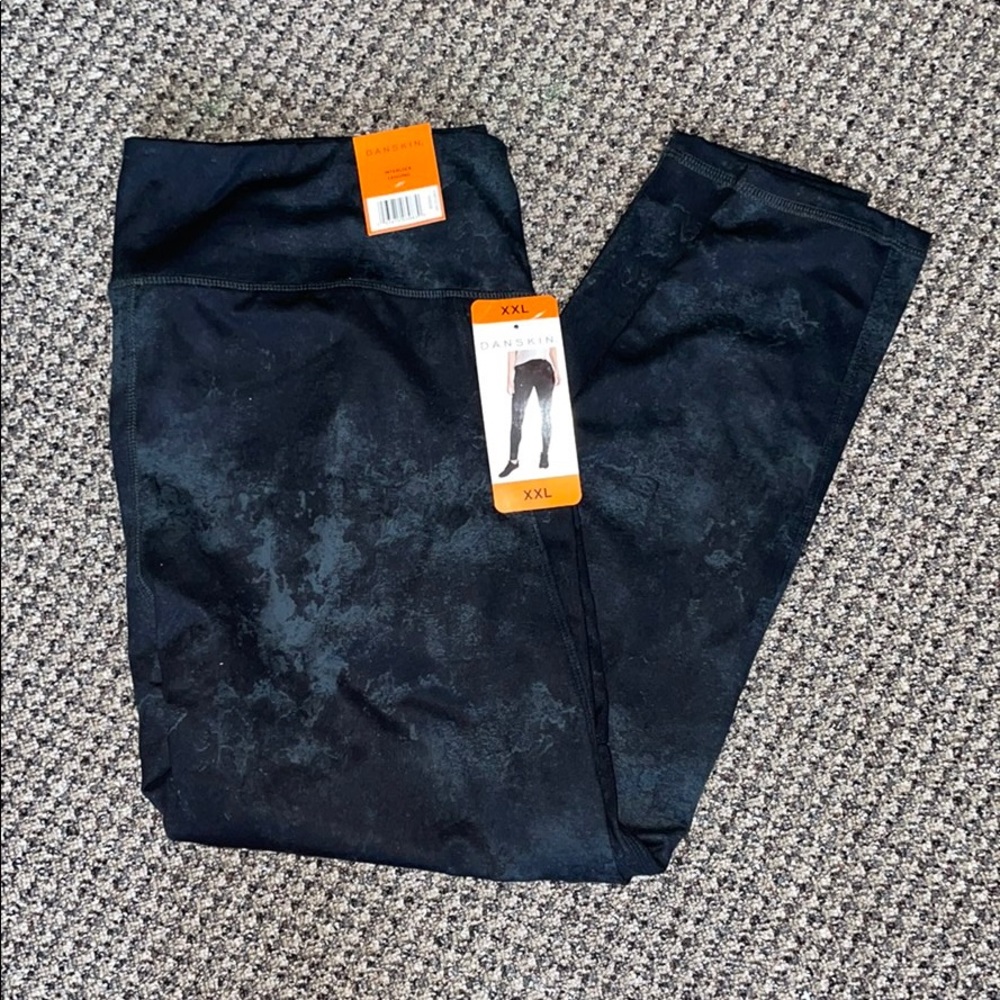 Black Patterned Leggings